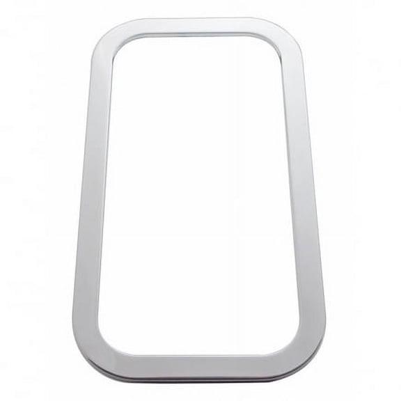 United Pacific 21741 Window Trim   Exterior View, Stainless Steel, For