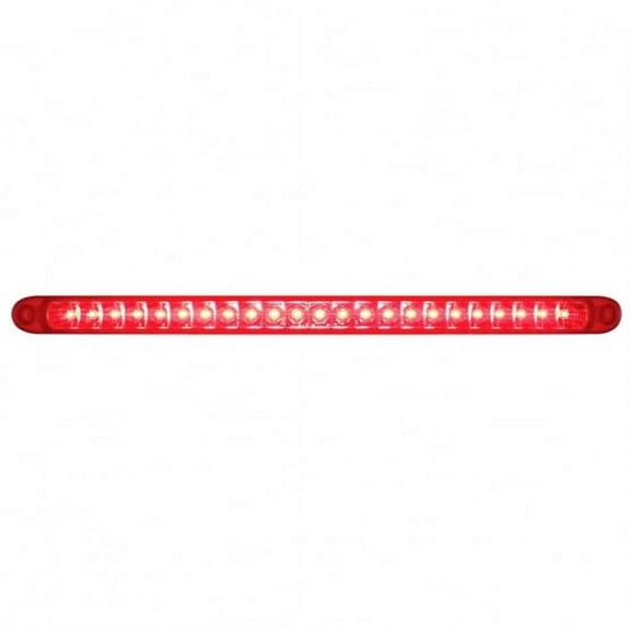 United Pacific 23 SMD LED 17 1/4" Reflector Stop, Turn & Tail Light Bar Only - Red LED/Red Lens