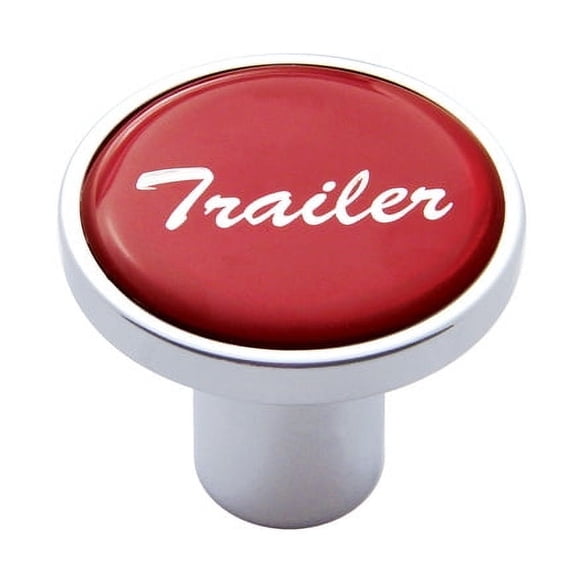 United Pacific 23233 Air Brake Valve Control Knob "Trailer", Red Glossy