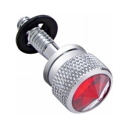 United Pacific 23852 Dash Panel Screw Dash Screw, With Red Diamond, For