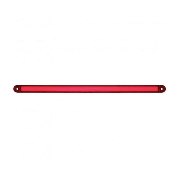 United Pacific 24 LED 12 in Dual Function Light Bar - GLO Light - Red LED/Red Lens Led 36862B