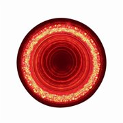 United Pacific 24 LED 4 in MIRAGE Stop, Turn & Tail Light - Red LED/Clear Lens Led 36654