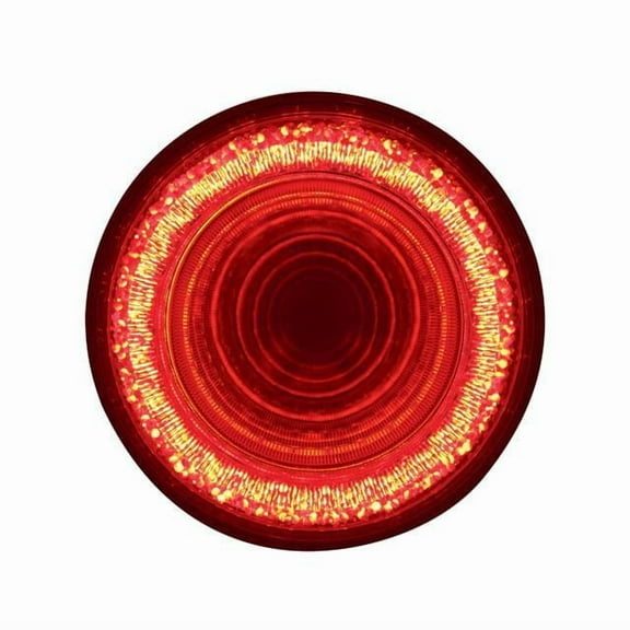 United Pacific 24 LED 4 in MIRAGE Stop, Turn & Tail Light - Red LED/Clear Lens Led 36654