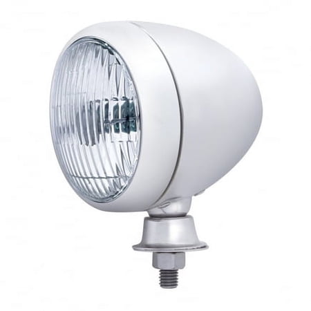 United Pacific 30650 Chrome Teardrop Spot Light With Clear Lens