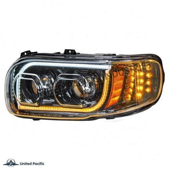 United Pacific 31146 Headlight Assembly Lh, Led, Chrome Housing, High/Low