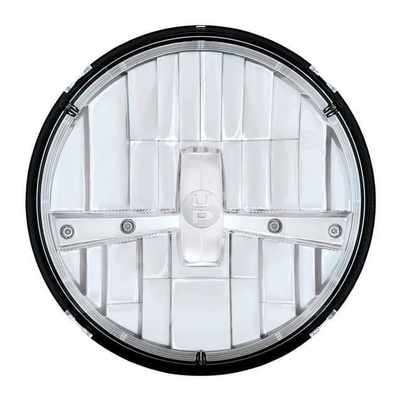 United Pacific 31391 ULTRALIT 5 High Power LED 7 Round Dual Function Headlight, Reinforced Reflector, Rugged Anti-Vibration Construction - ONE Unit