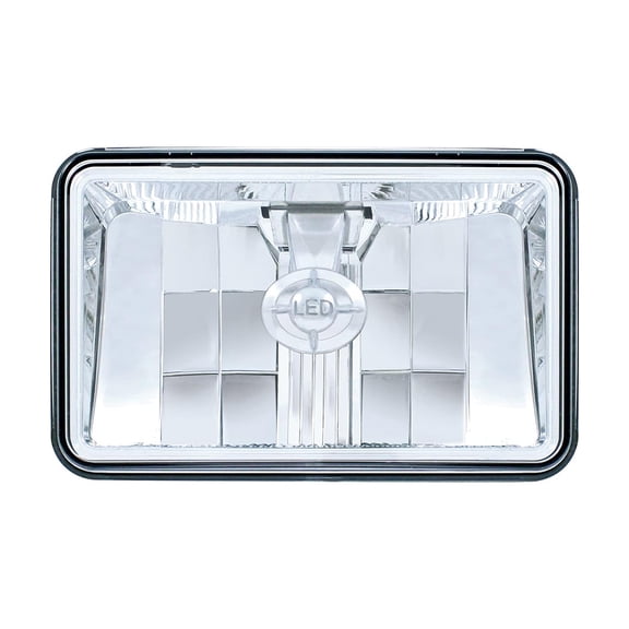 United Pacific 31396 ULTRALIT 4x 6 Single High Power CREE LED Headlight, Diecast Aluminum Housing, Maximum Protection, DOT/SAE  LOW BEAM  ONE Unit