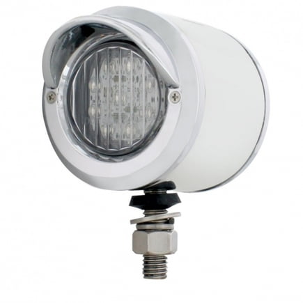 United Pacific 31803 Marker Light Double Face, Led, Assembly, With Chrome
