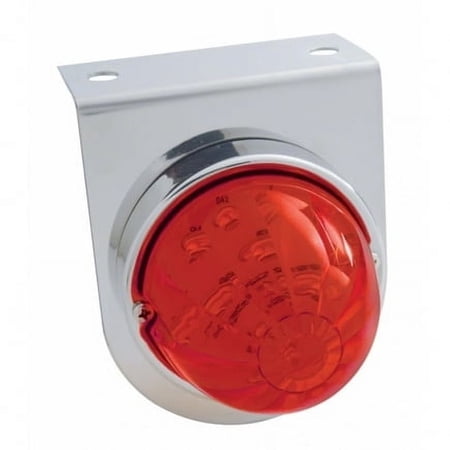 United Pacific 32319 Marker Light Led, With Bracket, 17 Led, Red Lens/Red