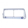thumbnail image 1 of United Pacific 32580 Headlight Bezel   Lh, 14 Led, Blue Led/Clear Lens, For, 1 of 4
