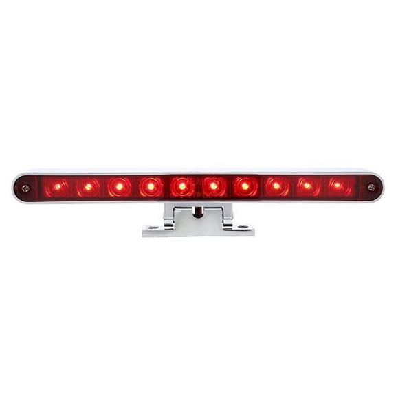 United Pacific 33010 LED Split 3rd Brake Light, Red Lens, Chrome