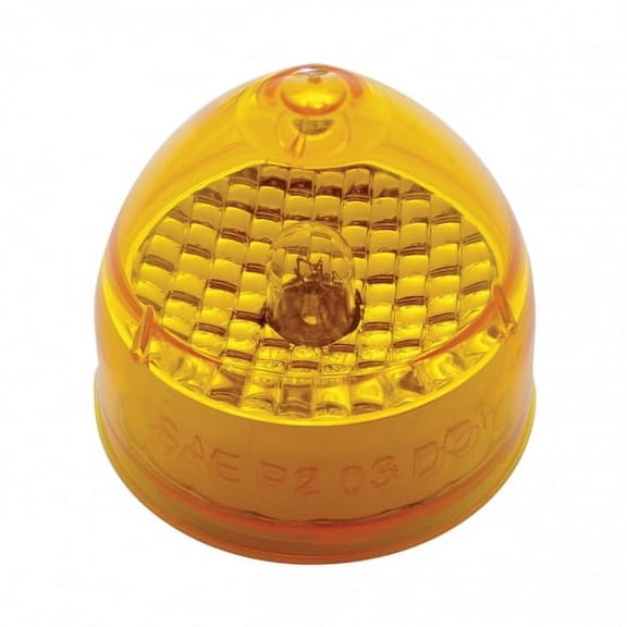 United Pacific 33507 2" Beehive Crystal Clearance/Marker Light - Amber Lens