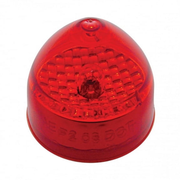 United Pacific 33512 2" Beehive Crystal Clearance/Marker Light - Red Lens