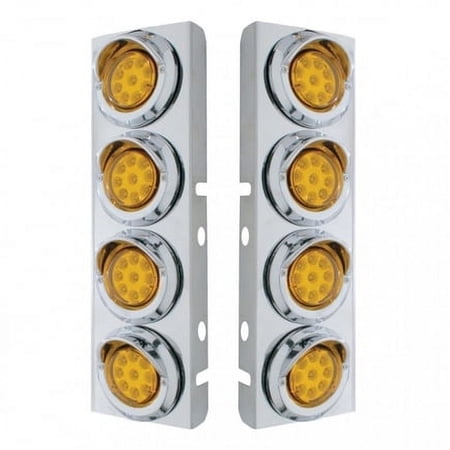 United Pacific 33618 Air Cleaner Light Box Panel Stainless Steel, 8