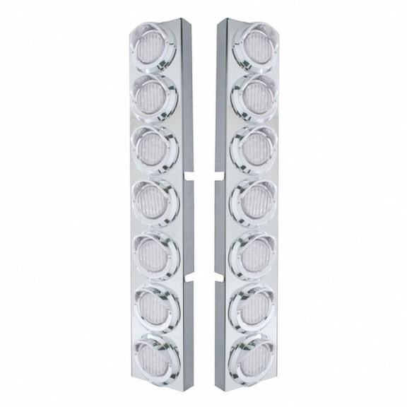 United Pacific 33625 Air Cleaner Light Box Panel Stainless Steel, 14