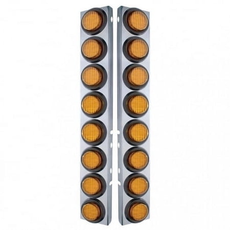 United Pacific 33800 Air Cleaner Light Box Panel Stainless Steel, 16