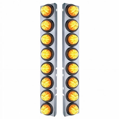 United Pacific 33806 Air Cleaner Light Box Panel Stainless Steel, 16