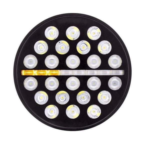 United Pacific 36452 Headlight   24 High Power, Led, Rh/Lh, 7", Round,