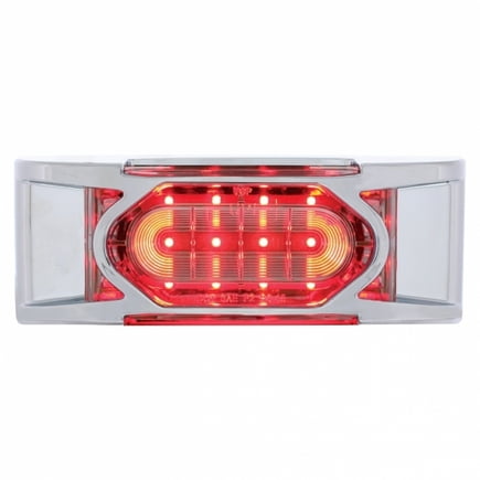 United Pacific 36896 Clearance/Marker Light, With Chrome Bezel, 16 Led,