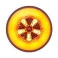 thumbnail image 1 of 18 LED 4" Round "GLO" Light - Amber LED/Amber Lens, 1 of 4
