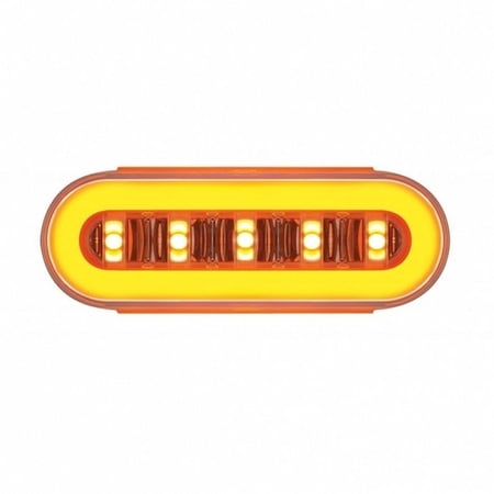 United Pacific 36925B Turn Signal Light Bulk, 22 Led, 6" Oval Clear Lens
