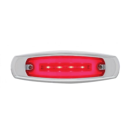 United Pacific 36981 Clearance/Marker Light "Glo" Light, Red Led/Red Lens,
