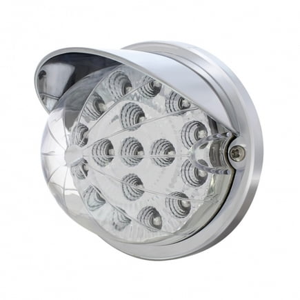 United Pacific 37285 Truck Cab Light 17 Led Watermelon Clear Reflector