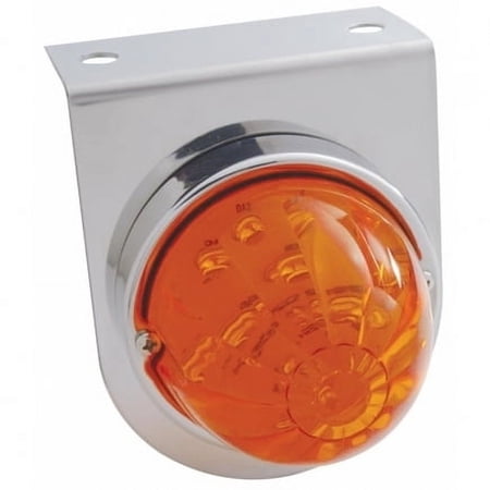 United Pacific 37312 Marker Light Led, With Bracket, 17 Led, Dark Amber