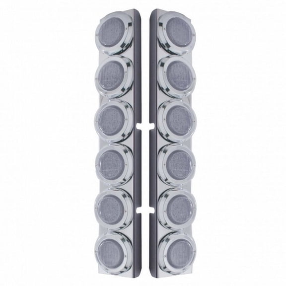 United Pacific 37344 Air Cleaner Light Bar Rear, Stainless Steel, With