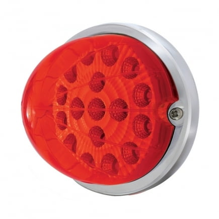 United Pacific 37917 Truck Cab Light 17 Led Watermelon Clear Reflector