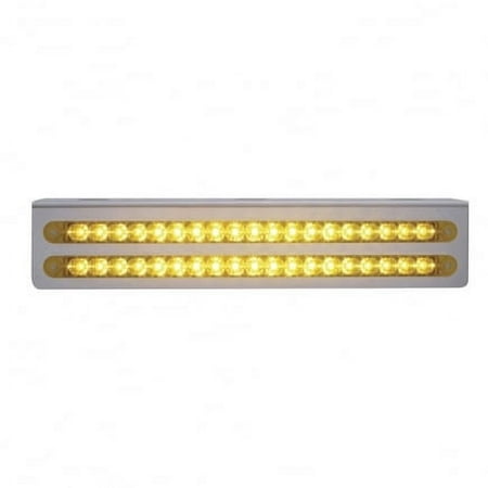 United Pacific 37928 Light Bar Stainless, With Bracket,