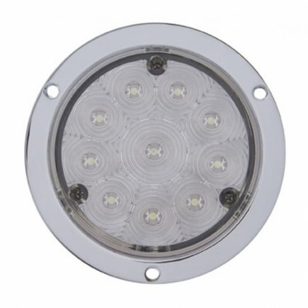 United Pacific 38077 Brake/Tail/Turn Signal Light 10 Led 4" Deep Dish Stop,