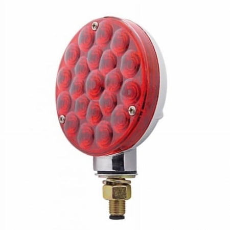United Pacific 38106 Turn Signal Light 21 Led Single Face, Red Led/Red