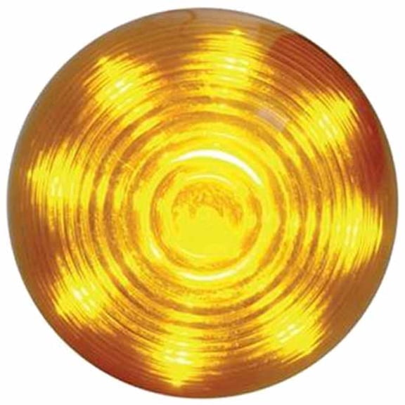 United Pacific 38168  -  2 Inch Round Beehive Clearance Marker Light - Amber LED/ Amber Lens