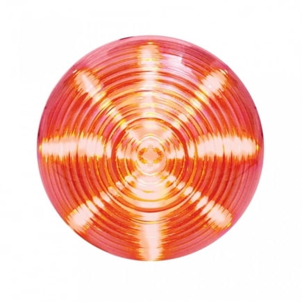 United Pacific 38369 Clearance/Marker Light   Red Led/Clear Lens, Beehive Design, 2.5", 13 Led