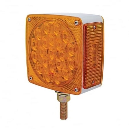 United Pacific 38709 Double Face Turn Signal Light 45 Led Single Stud,