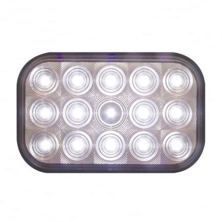 United Pacific 38778B Back Up Light Bulk, Rectangular Shape, 15 Led, White