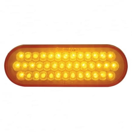 United Pacific 38784 Turn Signal Light 40 Led Oval, Amber Led/Amber Lens