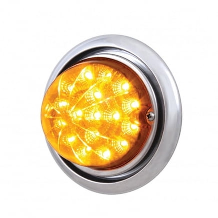 United Pacific 39142 Bumper Guide Light Front, With 17 Amber Led Dual