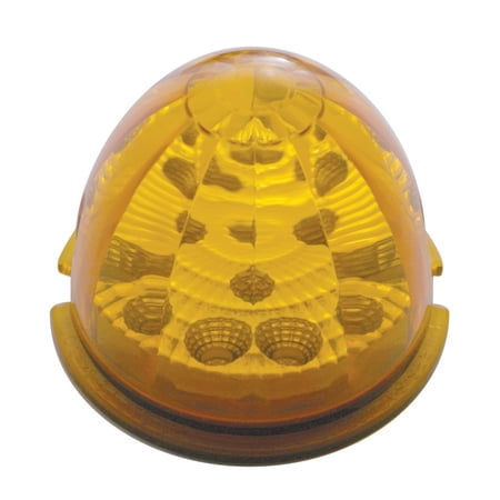 United Pacific 39349 Truck Cab Light 17 Led Reflector Watermelon, Amber