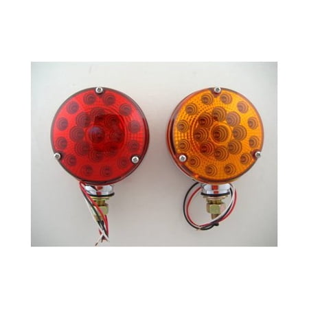 United Pacific 39438 Turn Signal Light Double Face, 42 Led Reflector, Amber
