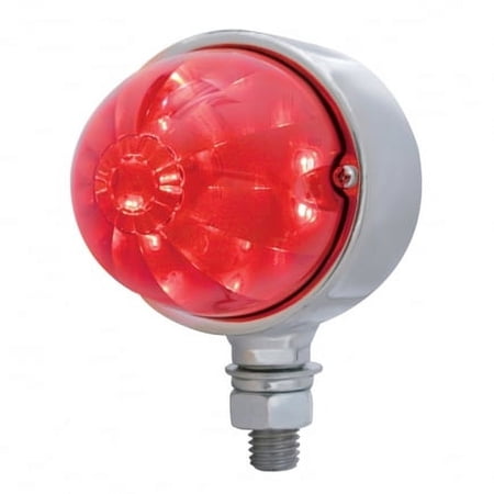 United Pacific 39489 Marker Light Single Face Led, 17 Led, Red Lens/Red