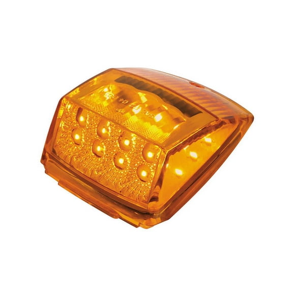 United Pacific 39527 Truck Cab Light, 17 LED, Reflector Square, Amber