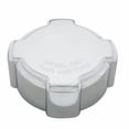 thumbnail image 1 of United Pacific #42414 Freightliner Semi Trucks DEF ABS Plastic Chrome Fuel Cap Cover, 1 of 2