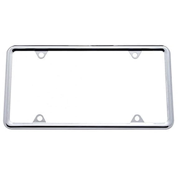 United Pacific 50004 Black License Plate Frame