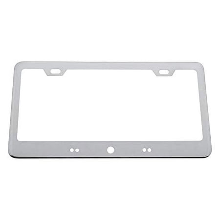 United Pacific 50015B Chrome License Frame With LED Light Bar Cutout