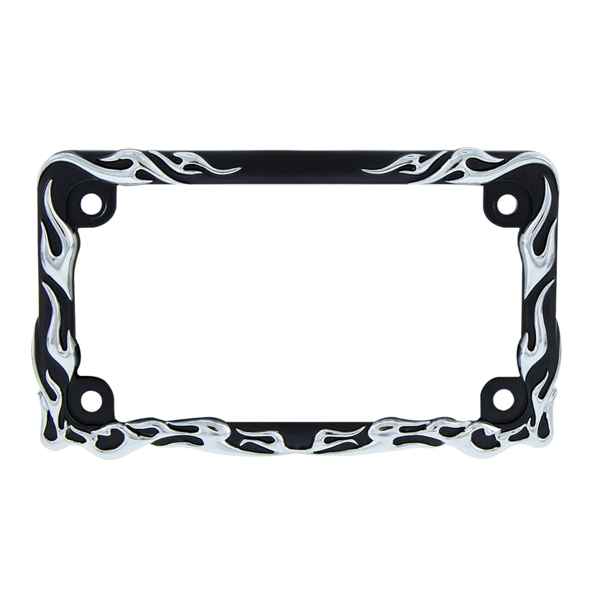 United Pacific 50129 Black w/Chrome Tribal Flame, Die-Cast United Pacific 50129 Black w/Chrome Tribal Flame, Die-Cast