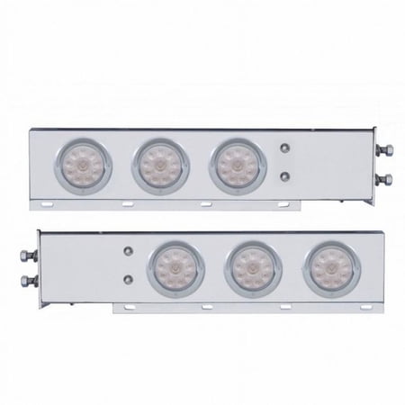 United Pacific 61733 Light Bar Stainless Steel, Spring Loaded, Rear,