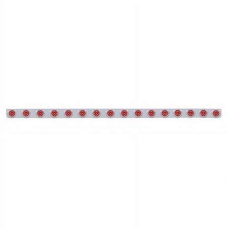 United Pacific 62838 Bumper Light Bar Stainless, With Bracket,