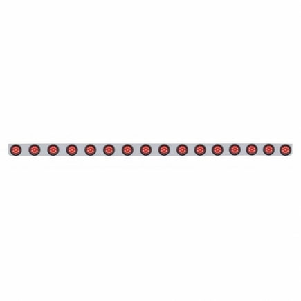United Pacific 62938 Bumper Light Bar Stainless, With Bracket,